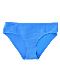 Vivid Blue Flat Rib Bikini Bottom