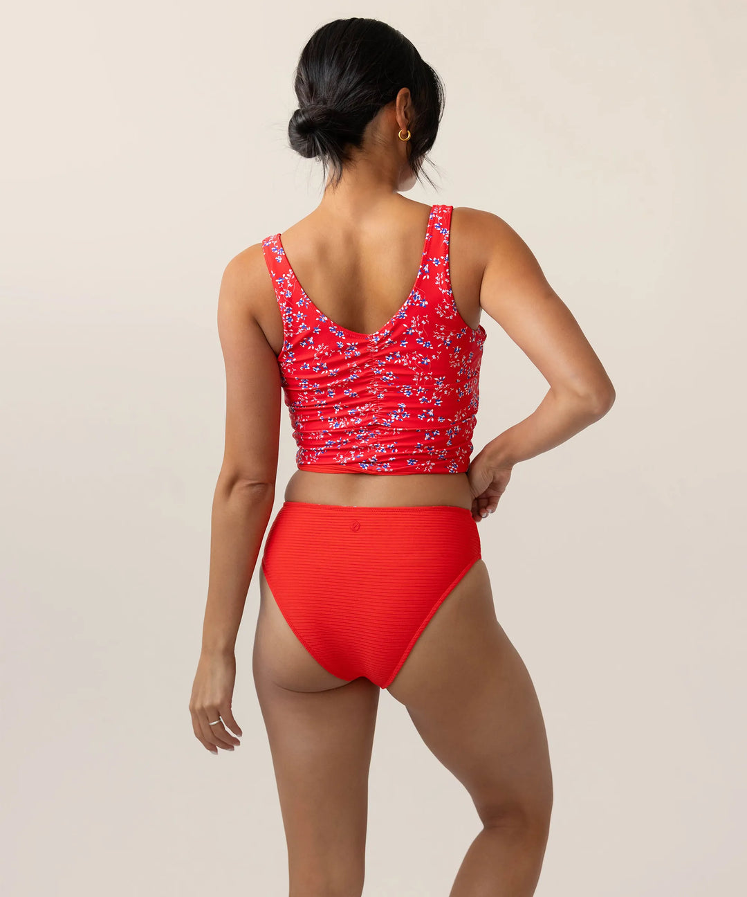 Cardinal Flat Rib Reversible High Leg Bottom