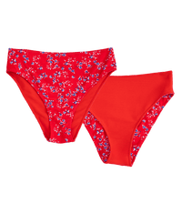 Cardinal Flat Rib Reversible High Leg Bottom