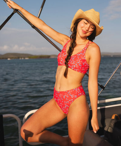 Cardinal Flat Rib Reversible High Leg Bottom