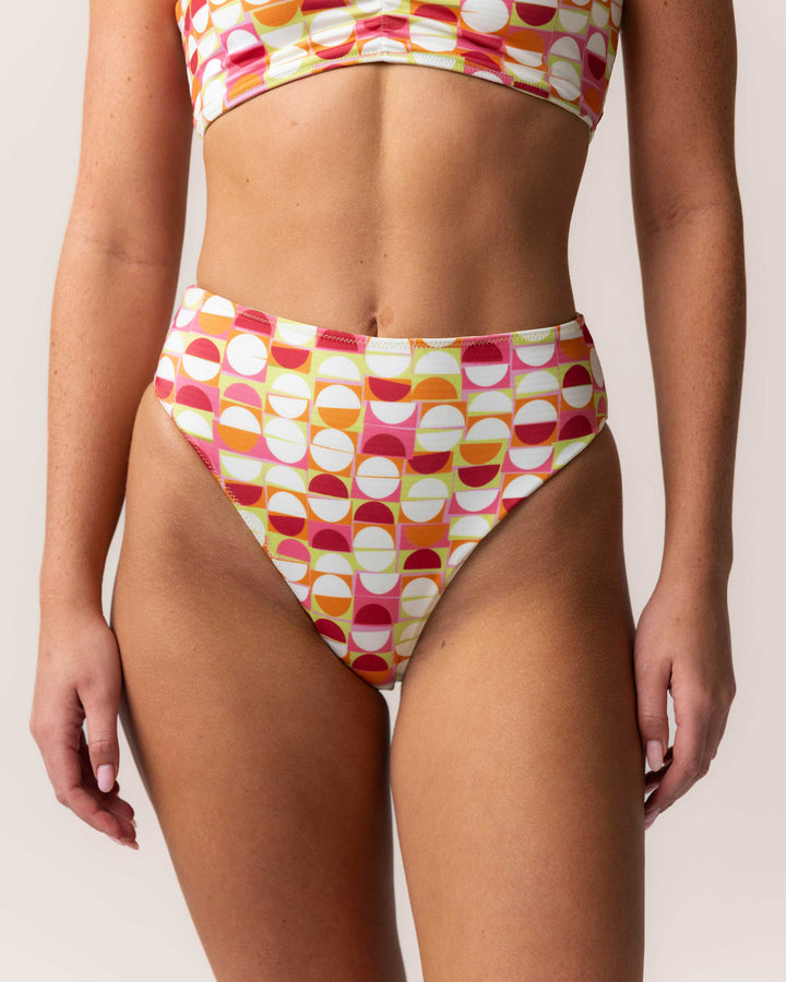 Citrus Reversible High Leg Bottom