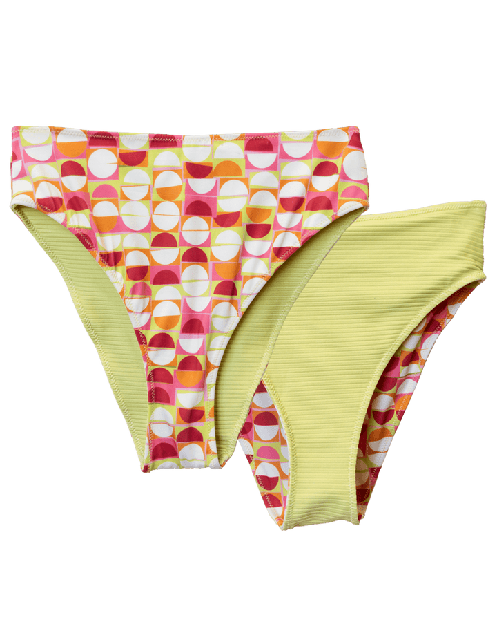 Citrus Reversible High Leg Bottom