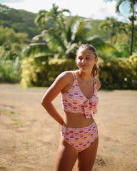 Vera High Leg Ruched Bottom