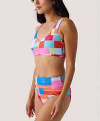Kaleidoscope Reversible High Rise Bottom