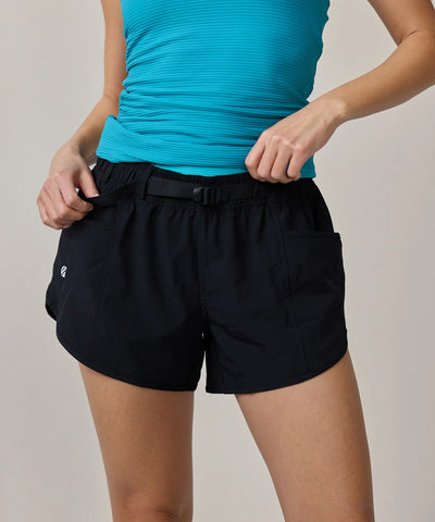 Black Hybrid Explorer Short
