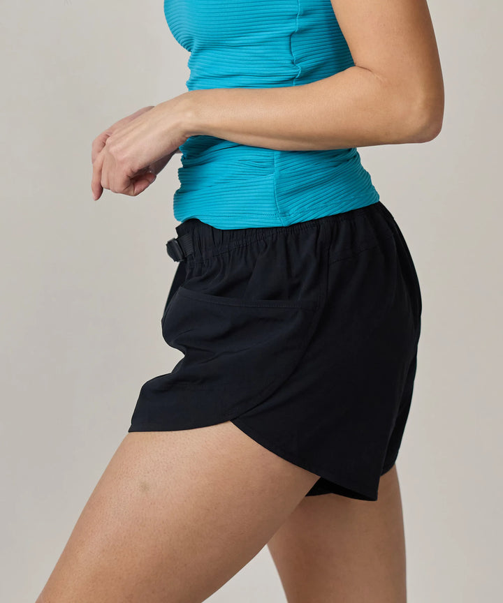 Black Hybrid Explorer Short