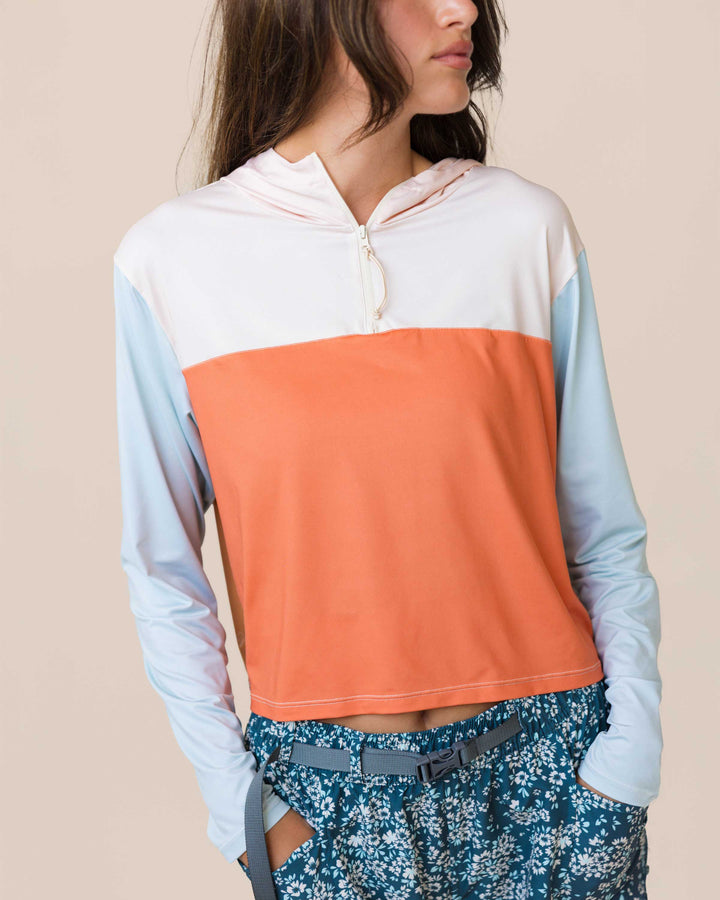 Camp Quarter Zip Sunshade