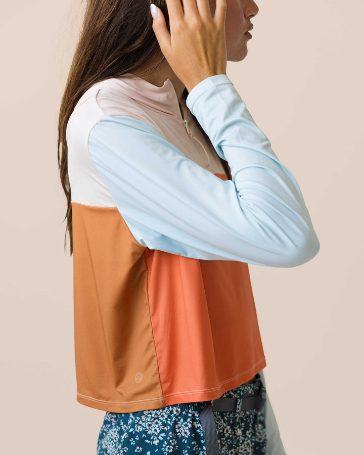 Camp Quarter Zip Sunshade