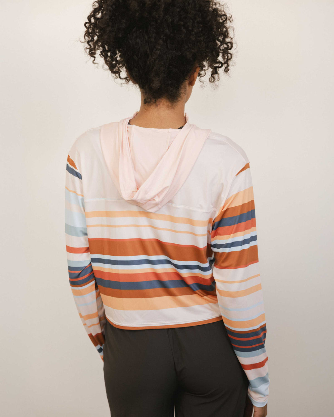 Cascade Stripe Quarter Zip Sunshade