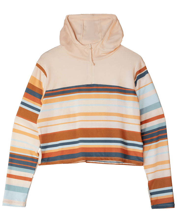 Cascade Stripe Quarter Zip Sunshade