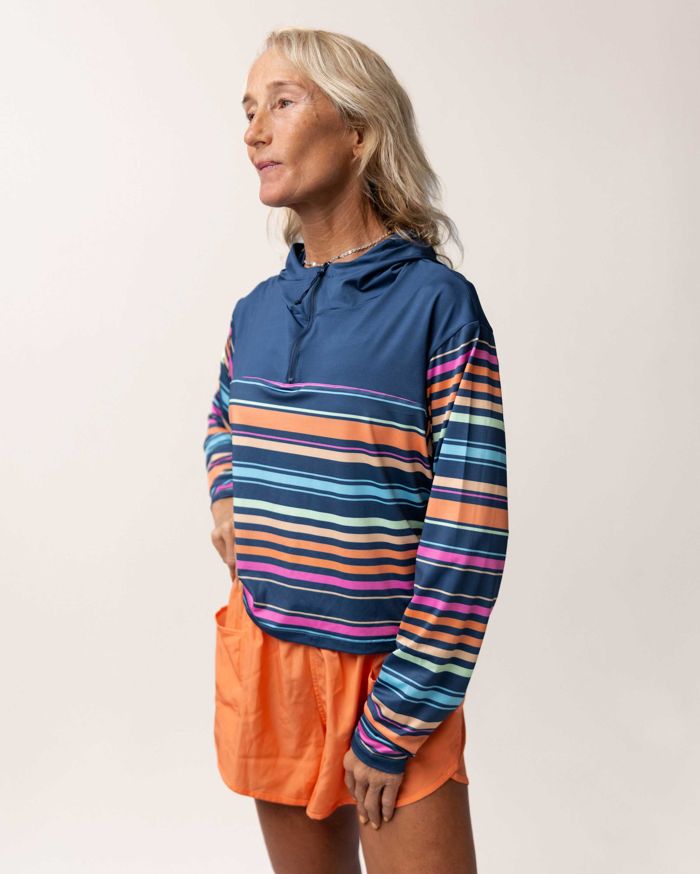 Tevy Quarter Zip Sunshade – Nani Swimwear