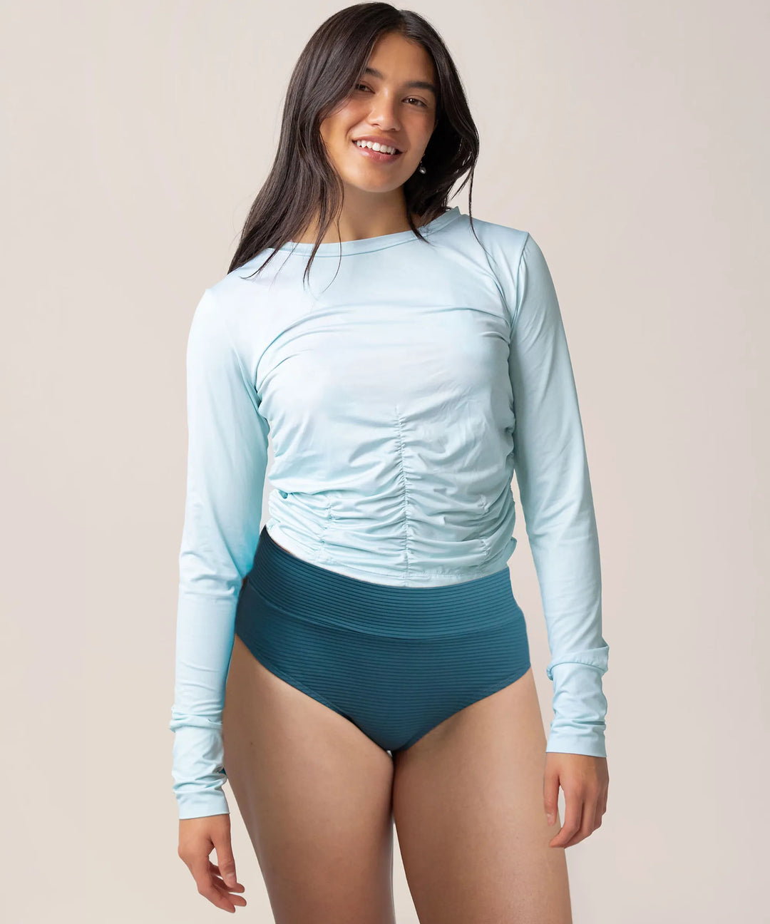 Tide Ruched Sun Shirt