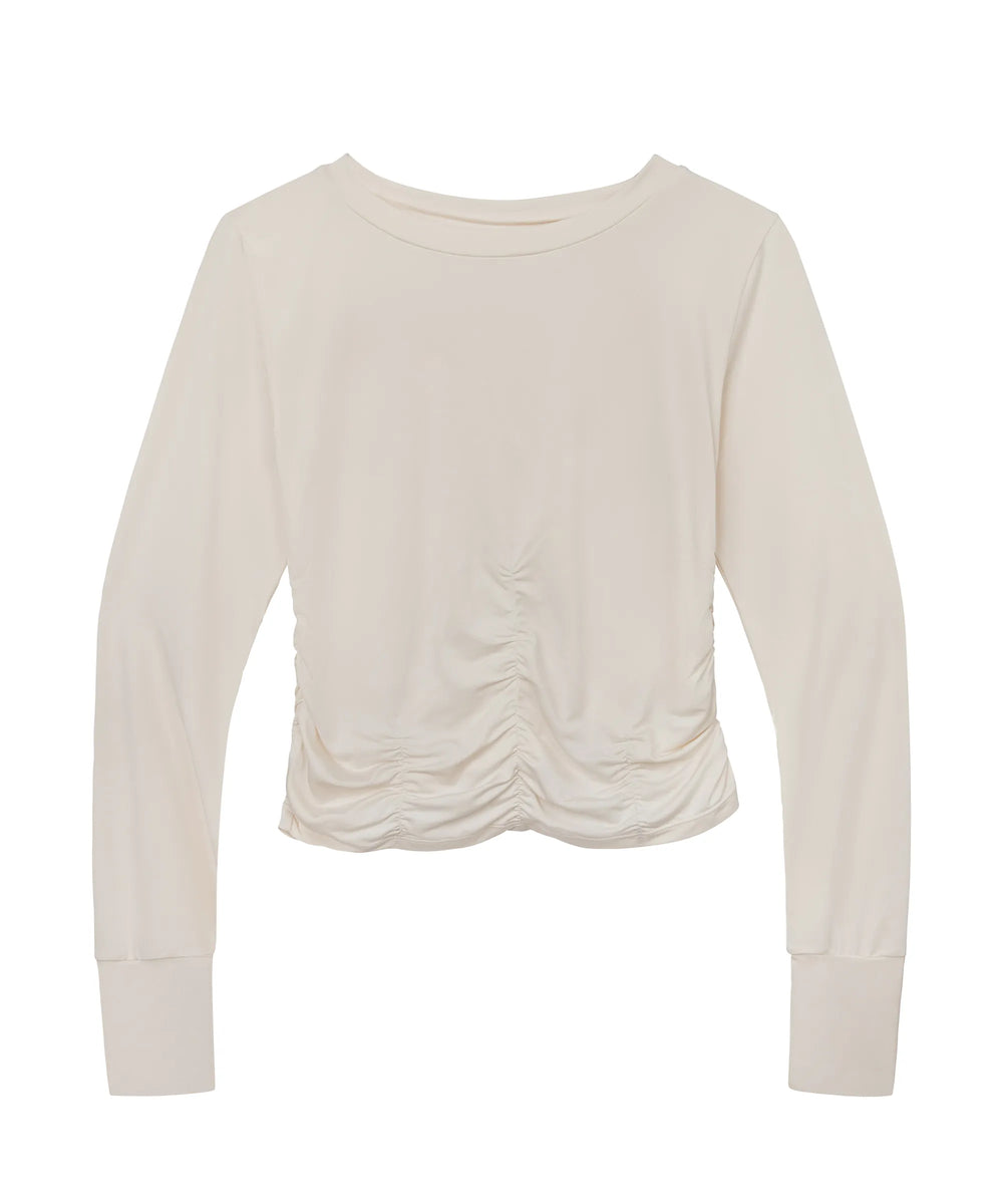 Vanilla Ruched Sun Shirt