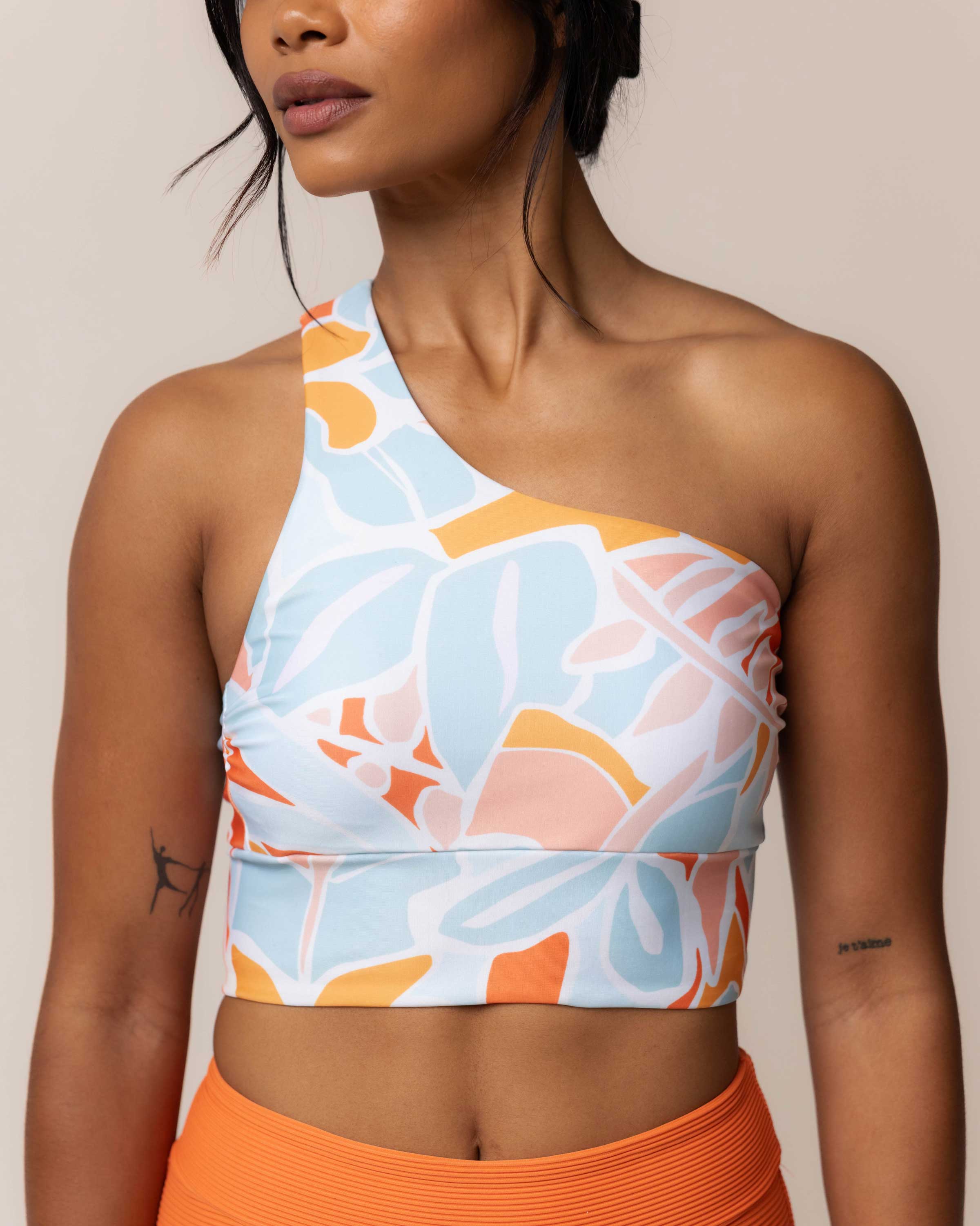 Calista One Shoulder Crop – Nani Swimwear