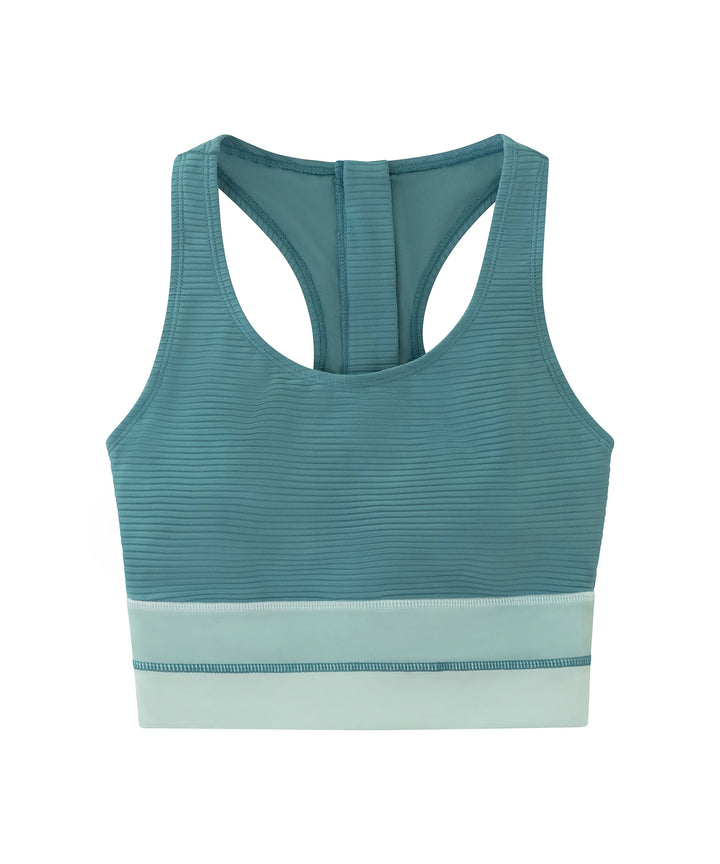 Seablue Flat Rib Cut Back Crop