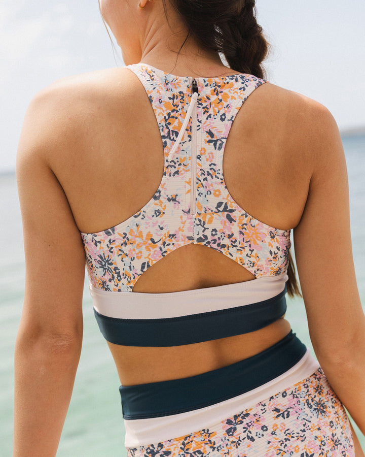 Caspian Flat Rib Cut Back Crop