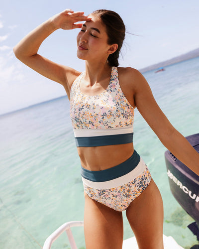 Caspian Flat Rib Cut Back Crop