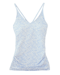 Kailani Flat Rib V-Neck Tankini