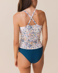 Caspian Flat Rib V-Neck Tankini