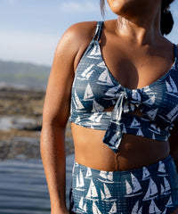 Nautical High Tide Bralette