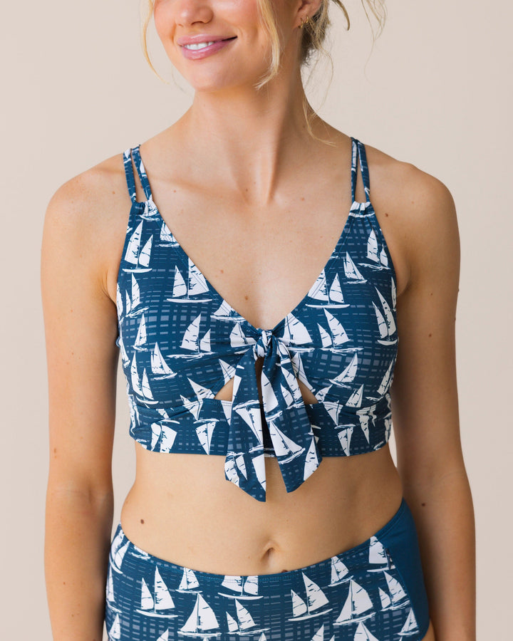 Nautical High Tide Bralette