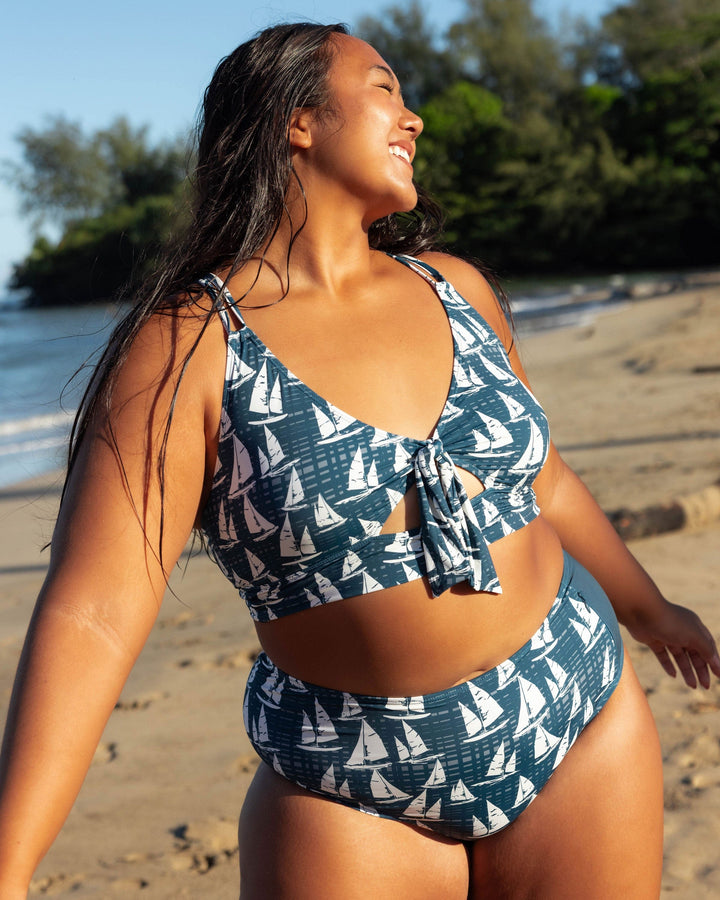 Nautical High Tide Bralette