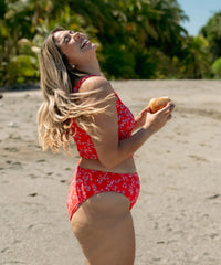 Cardinal Flat Rib 4-Way Reversible Midkini