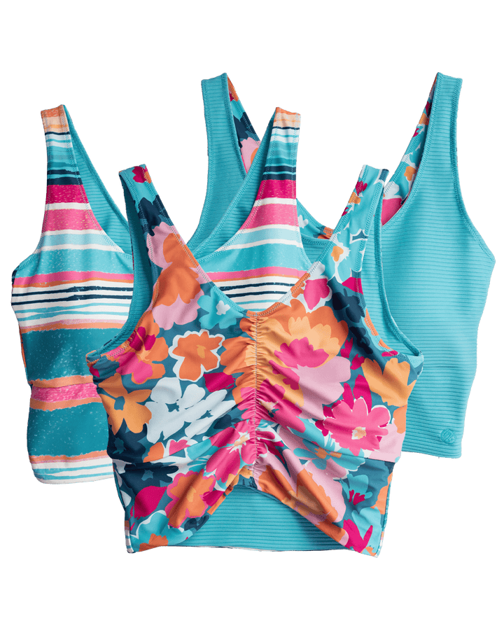Bellevue Flat Rib 4-Way Reversible Midkini
