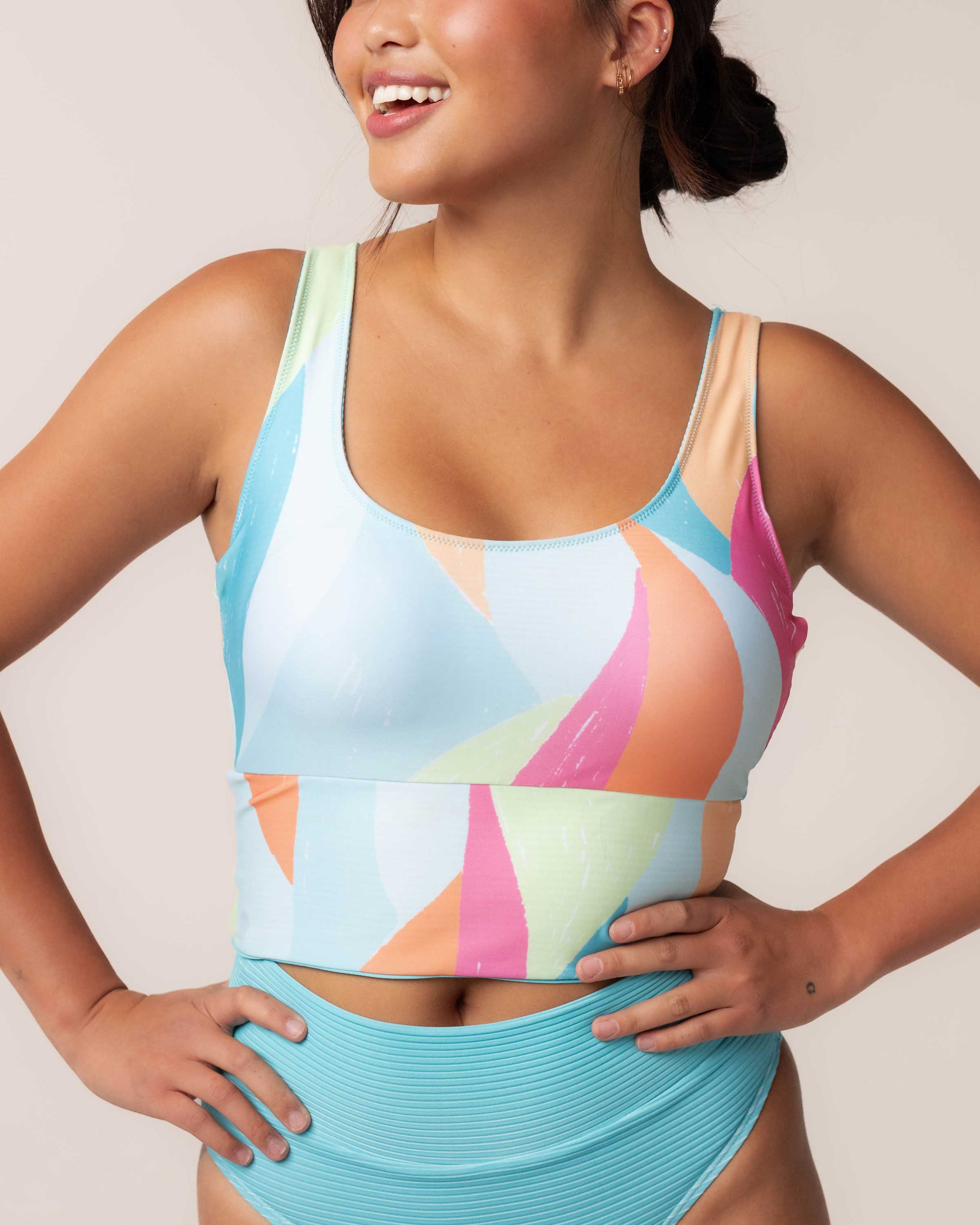 Natumi☆RILY Crest 4 Way Reversible Midkini – Nani Swimwear