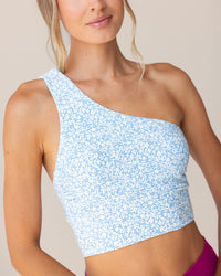 Kailani Flat Rib One Shoulder Crop