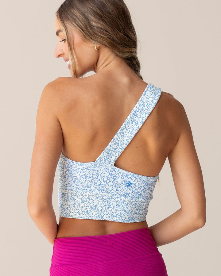 Kailani Flat Rib One Shoulder Crop