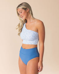Kailani Flat Rib One Shoulder Crop