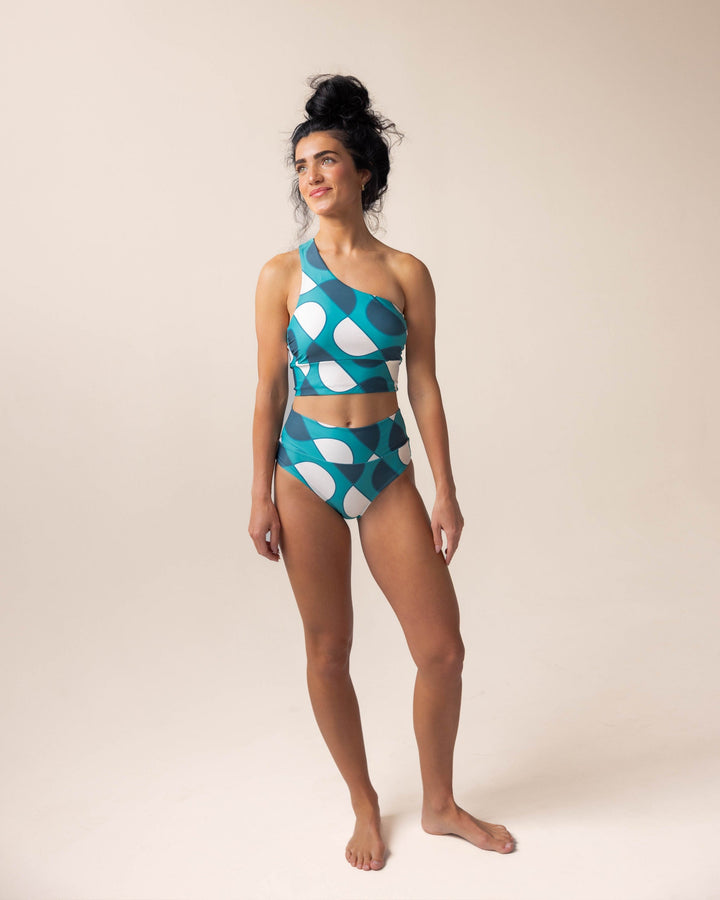 Riptide One Shoulder Crop