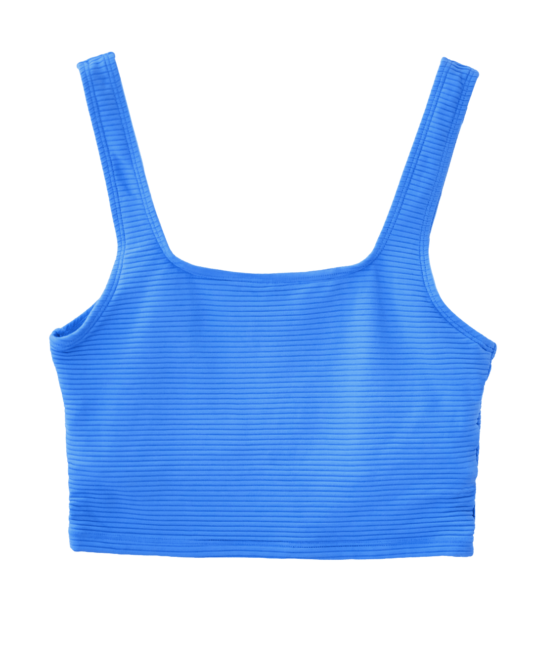 Vivid Blue Flat Rib Core Midkini