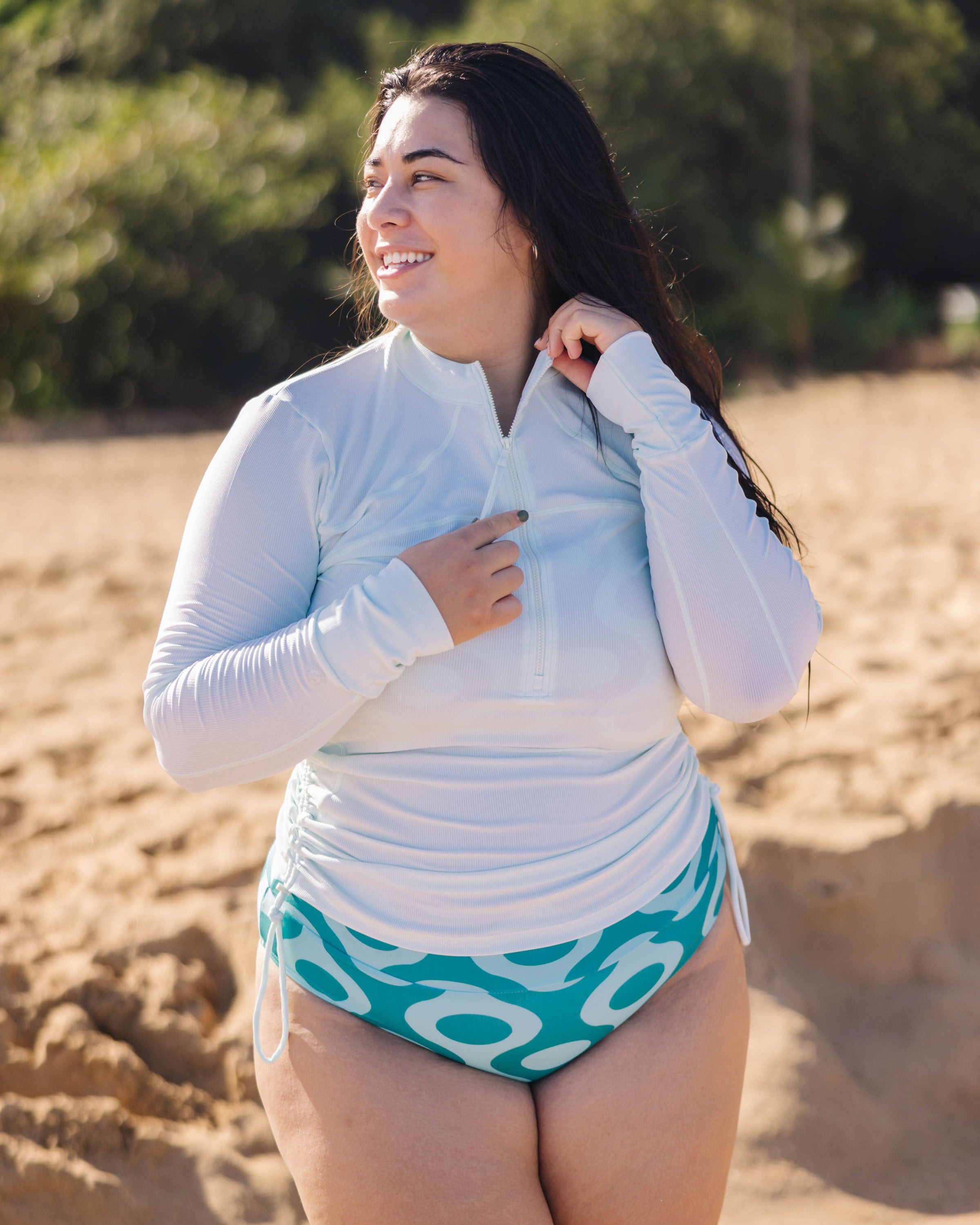 Seafoam Baywatch Rashguard – Nani Swimwear
