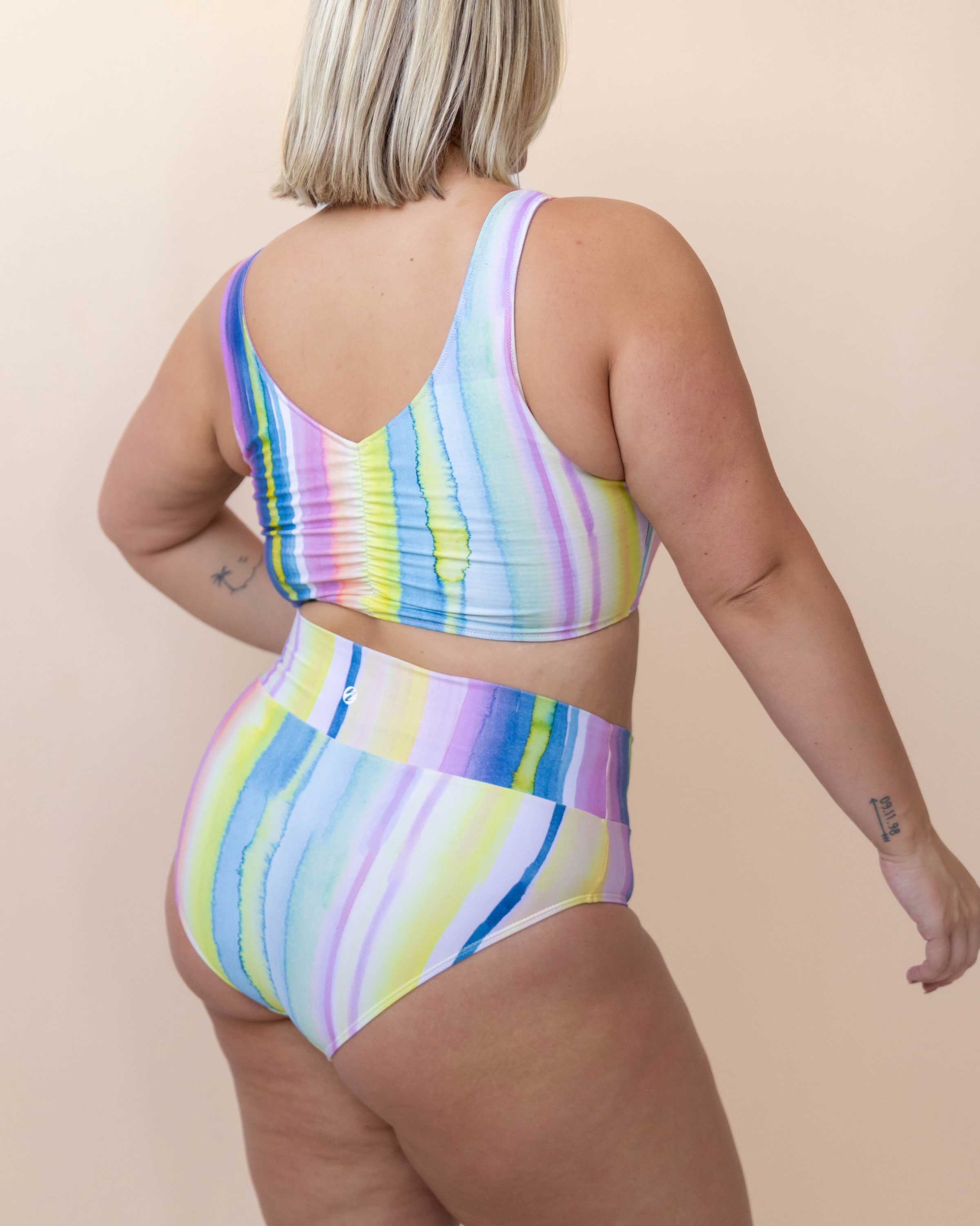 新品herlipto 2Way Cut-Out Ribbed Swimwear 2Way Cut-Out Ribbed Swimwear