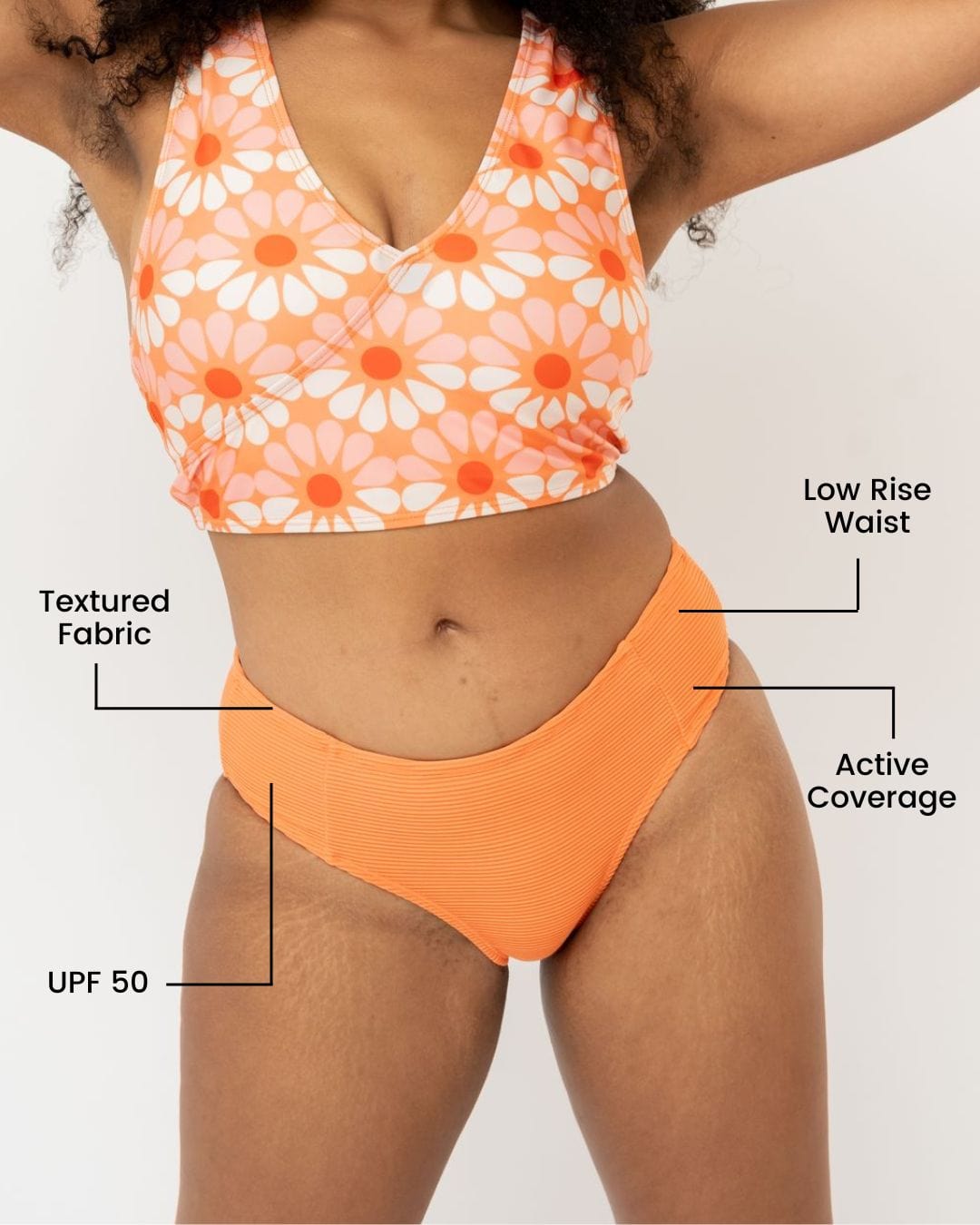 Textured Cora Bikini Bottom
