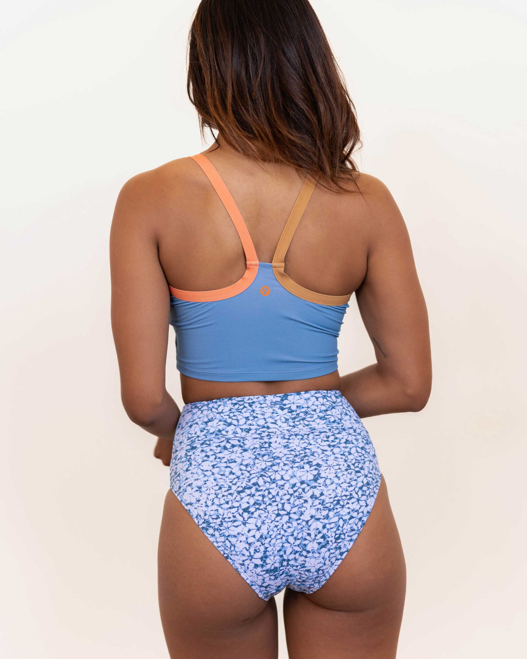 Blue Lagoon Scoop Neck Crop