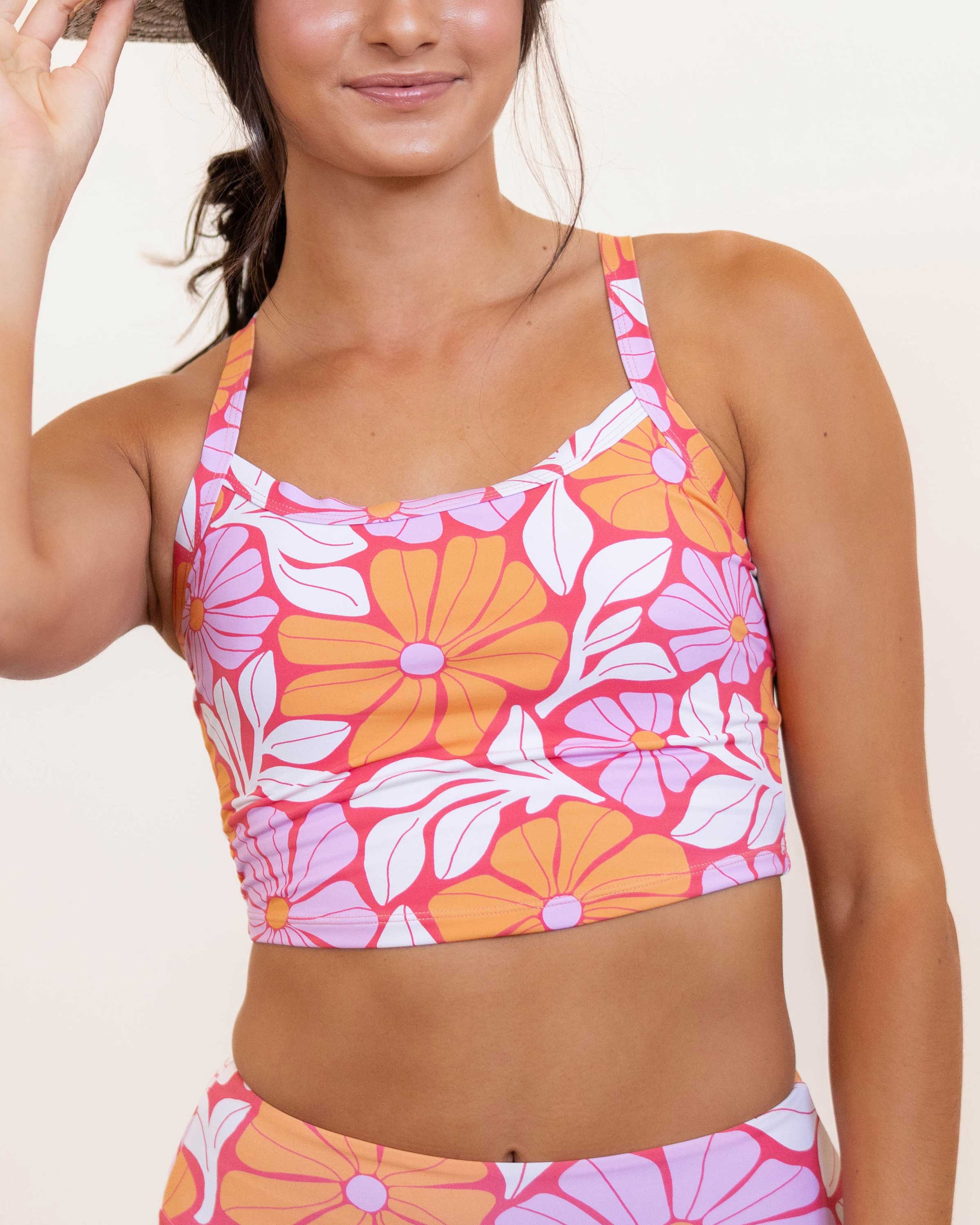 Flora Scoop Neck Crop – Nani Swimwear