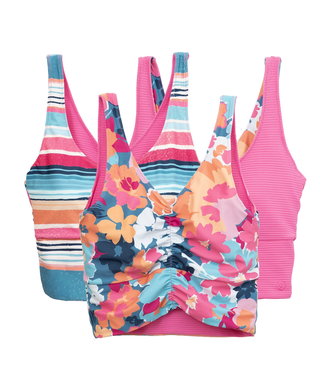 Bellevue Flat Rib 4-Way Reversible Midkini