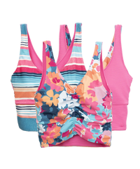 Bellevue Flat Rib 4-Way Reversible Midkini