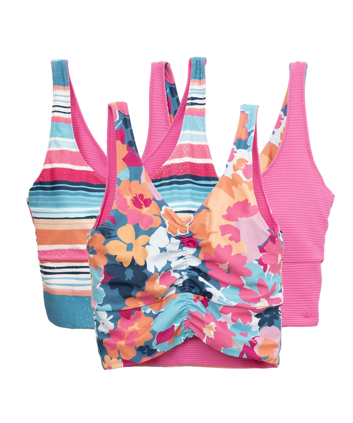 Bellevue Flat Rib 4-Way Reversible Midkini