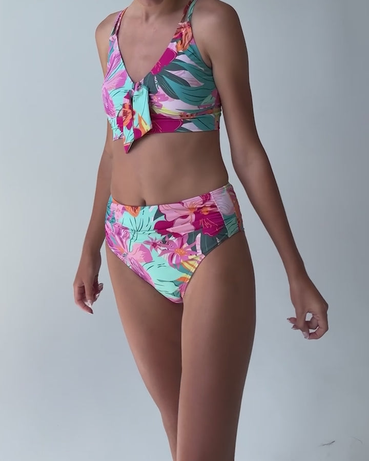 Freedive High Leg Ruched Bottom