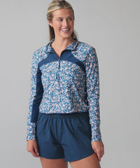 Sumner Cropped Half Zip Rashguard