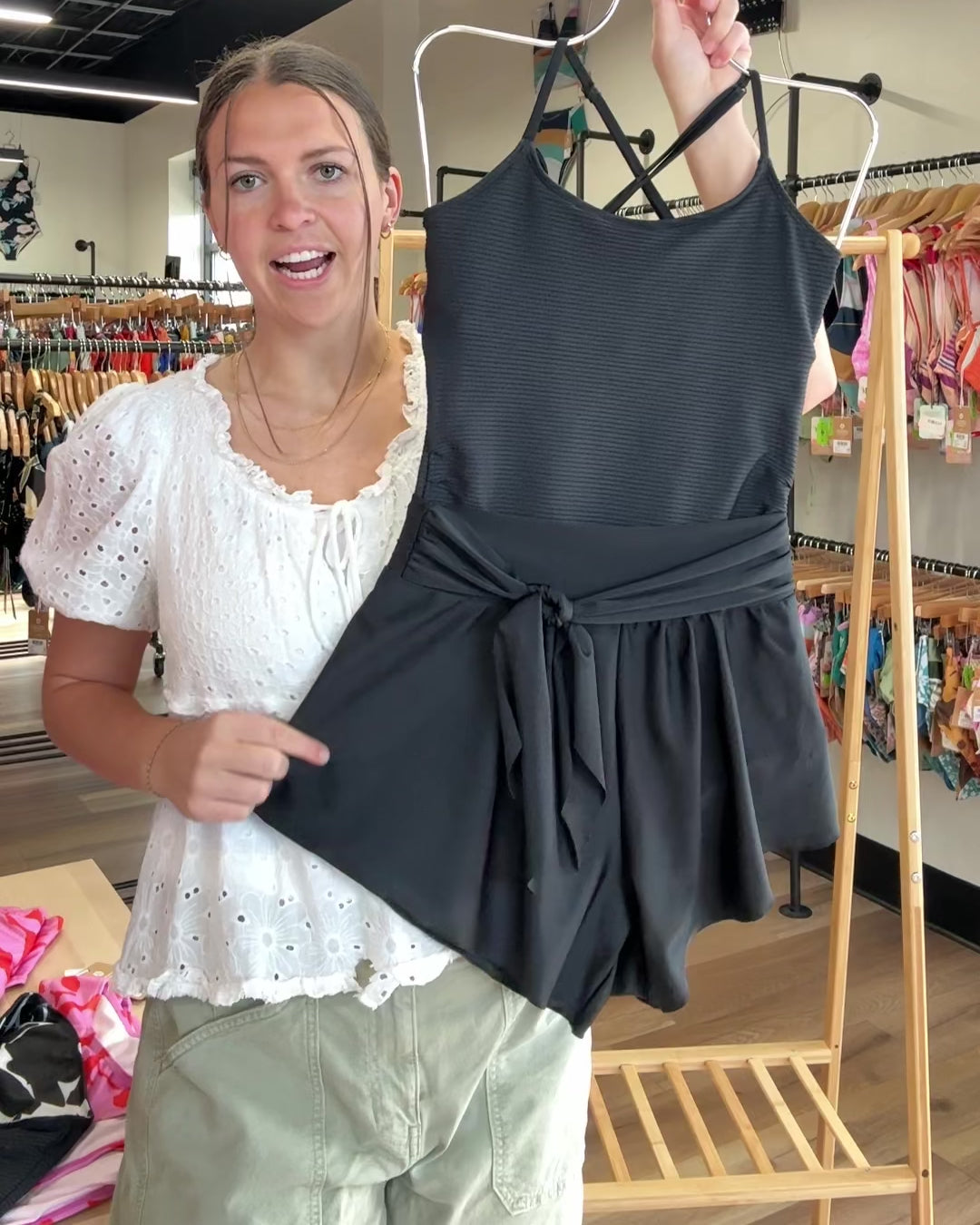 Black Make it a Romper
