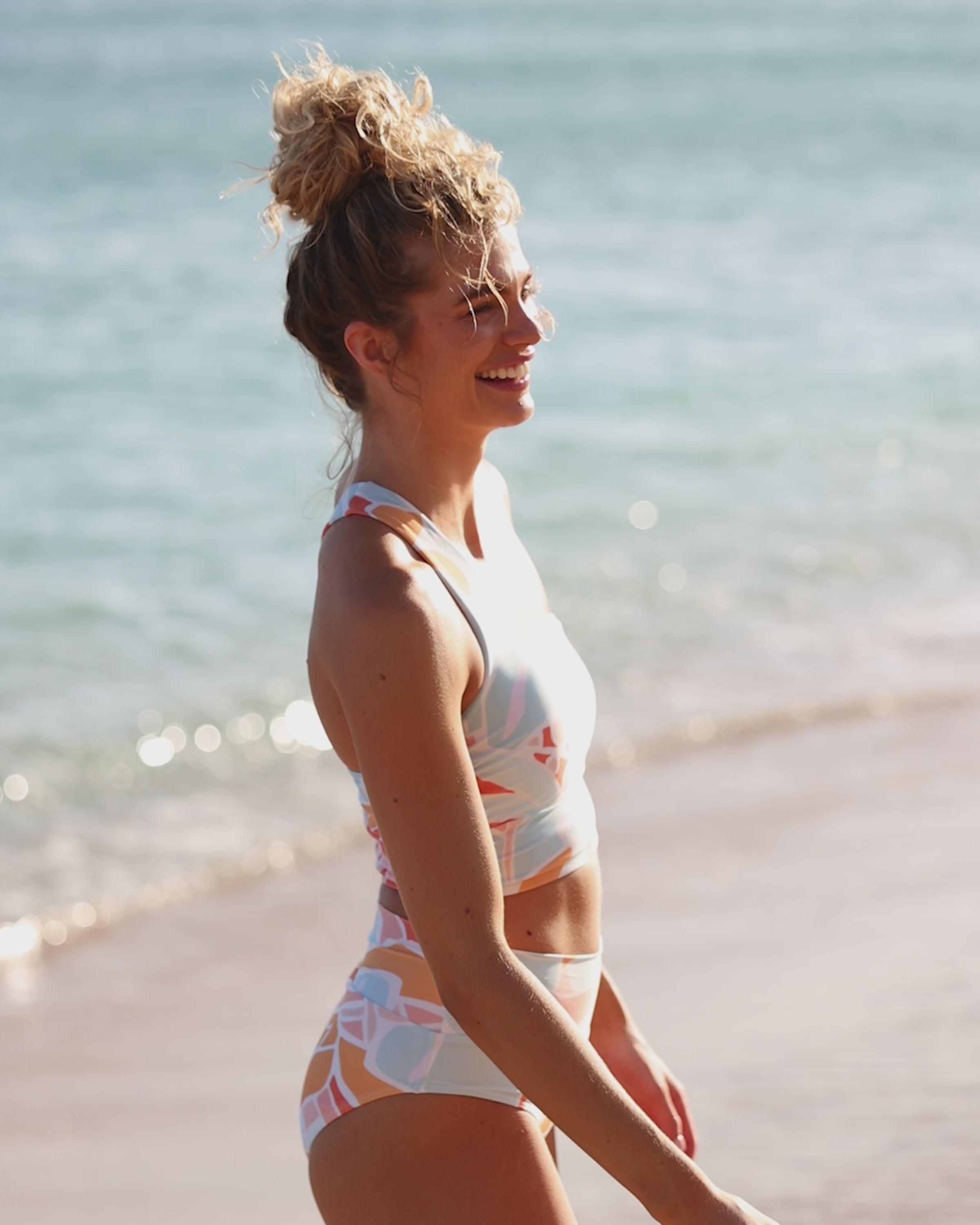 Calista One Shoulder Crop – Nani Swimwear