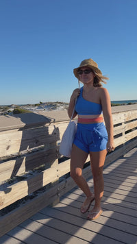 Vivid Blue Make It a Romper