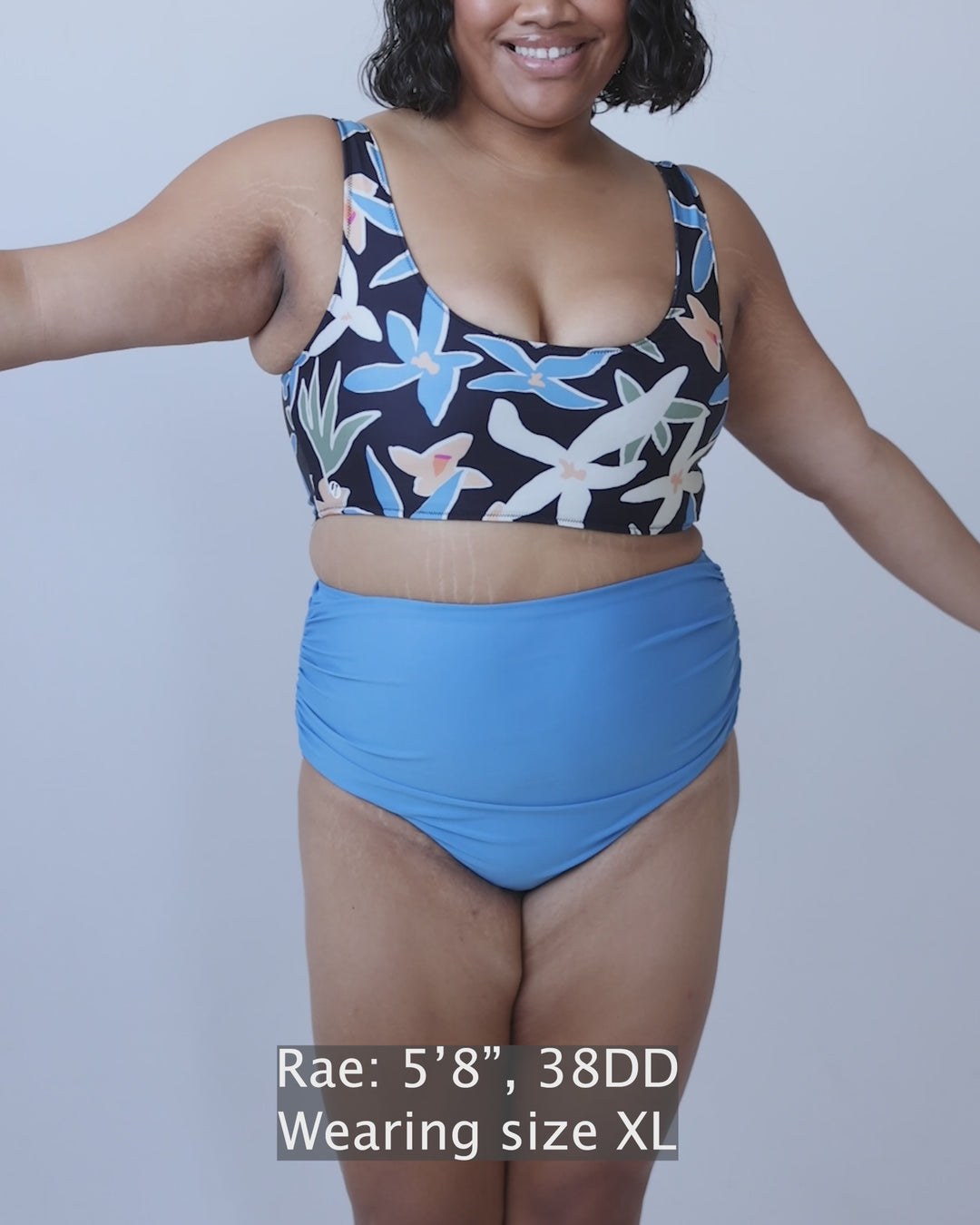 Monica Ruched High Rise Bottom