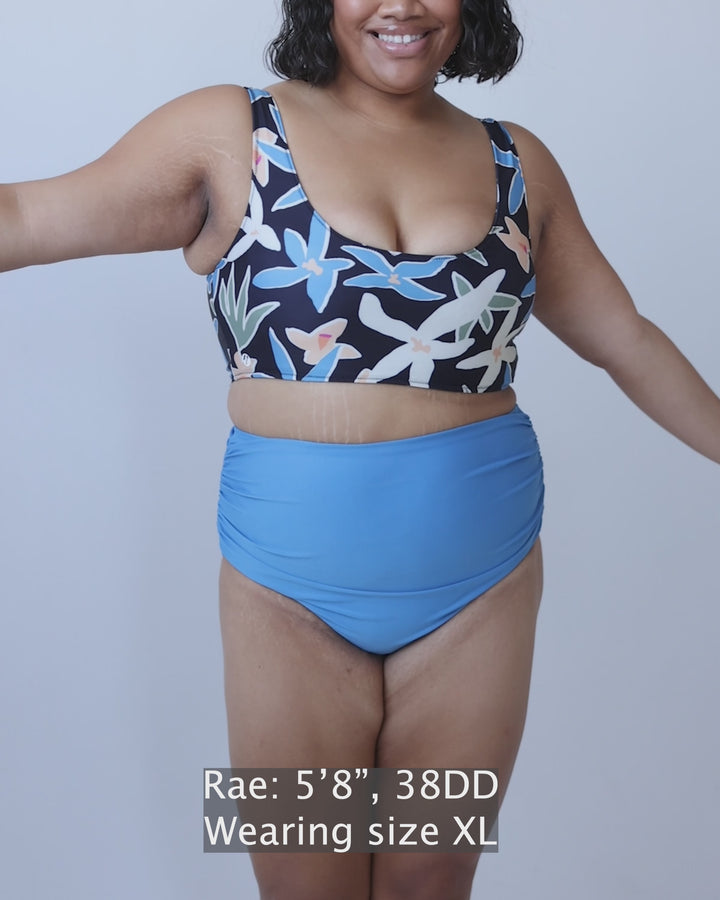 Monica Ruched High Rise Bottom