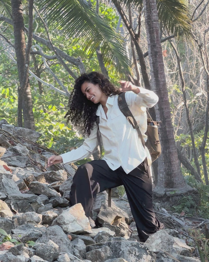 Black Trekker Pant